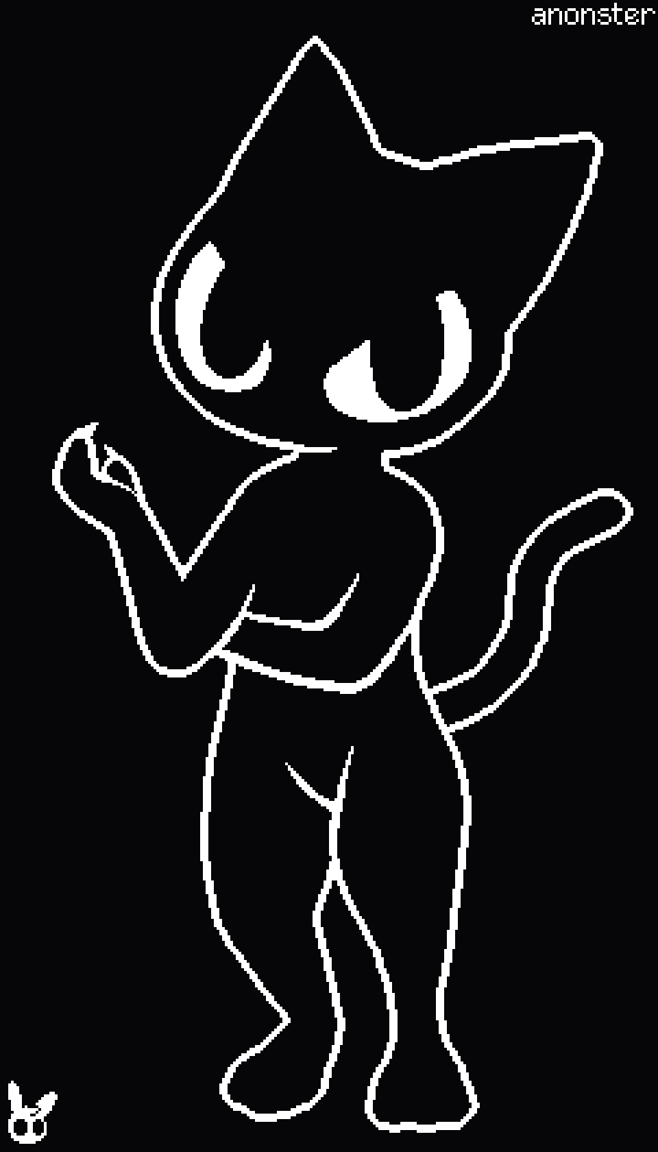 Mono angry - pixel art by anonster